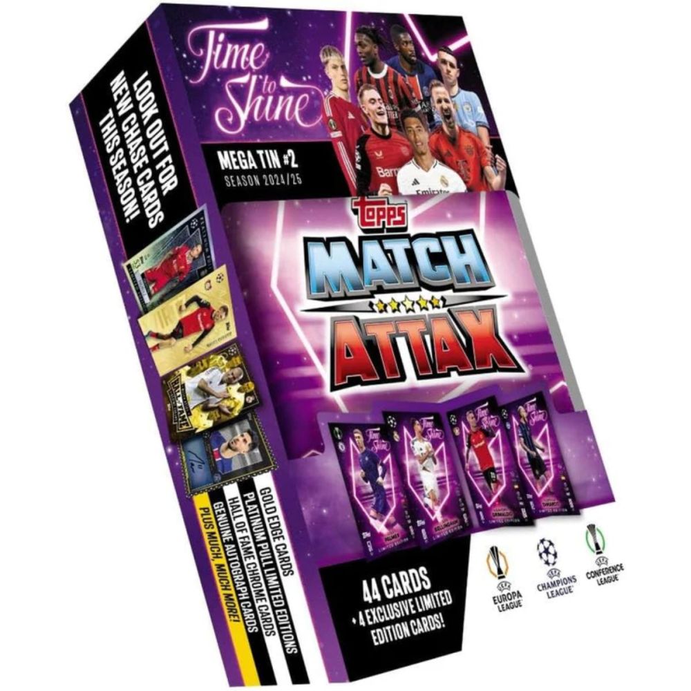 Cutie metalica cu 48 carti, Topps, UEFA Match Attax 2024-2025 | Noriel