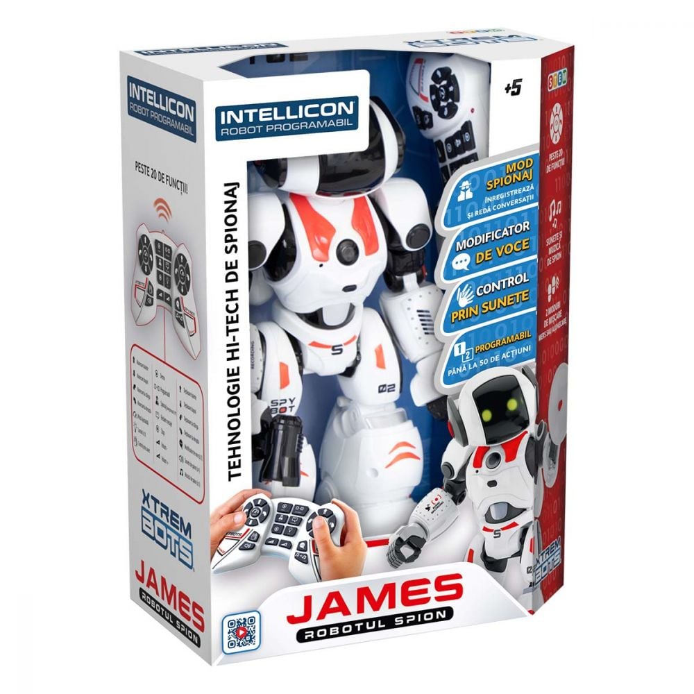 Robot Interactiv, Blue Rocket, James The Spy Bot