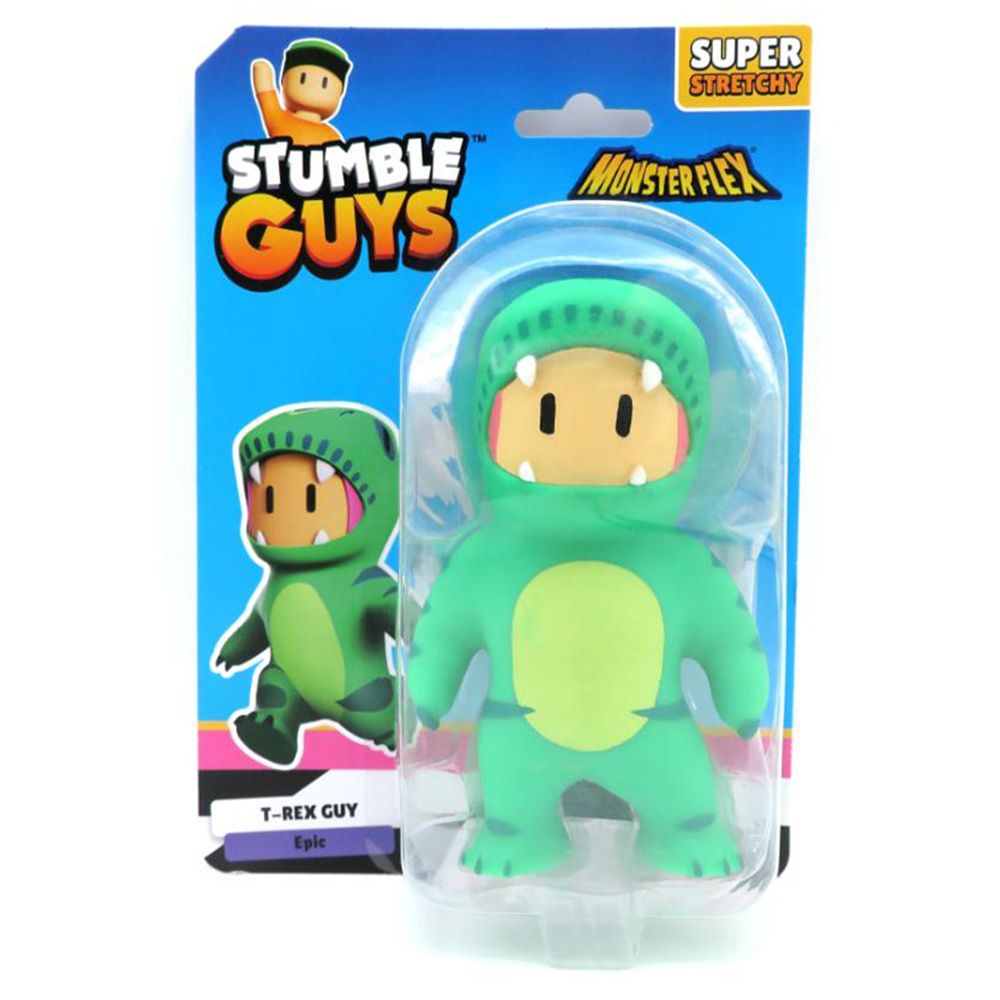 Figurina flexibila, Monster Flex, Stumble Guys, S2, T-Rex Guy