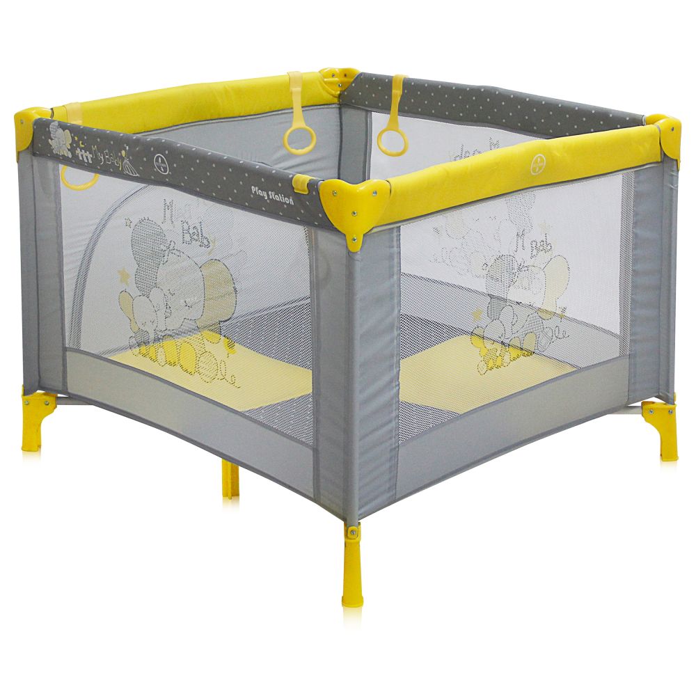 Tarc copii LORELLI CLASSIC Play Station - Yellow Elephant
