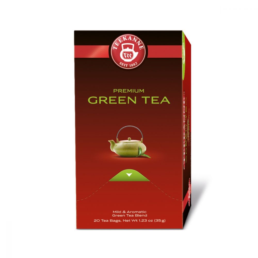 Cutie Ceai Green Tea Premium Teekanne, 1.75g x 20 pliculete