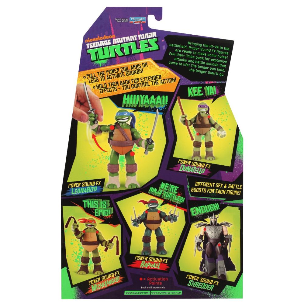 Teenage Mutant Ninja Turtles fig PowerSound FX Shredder, 91165