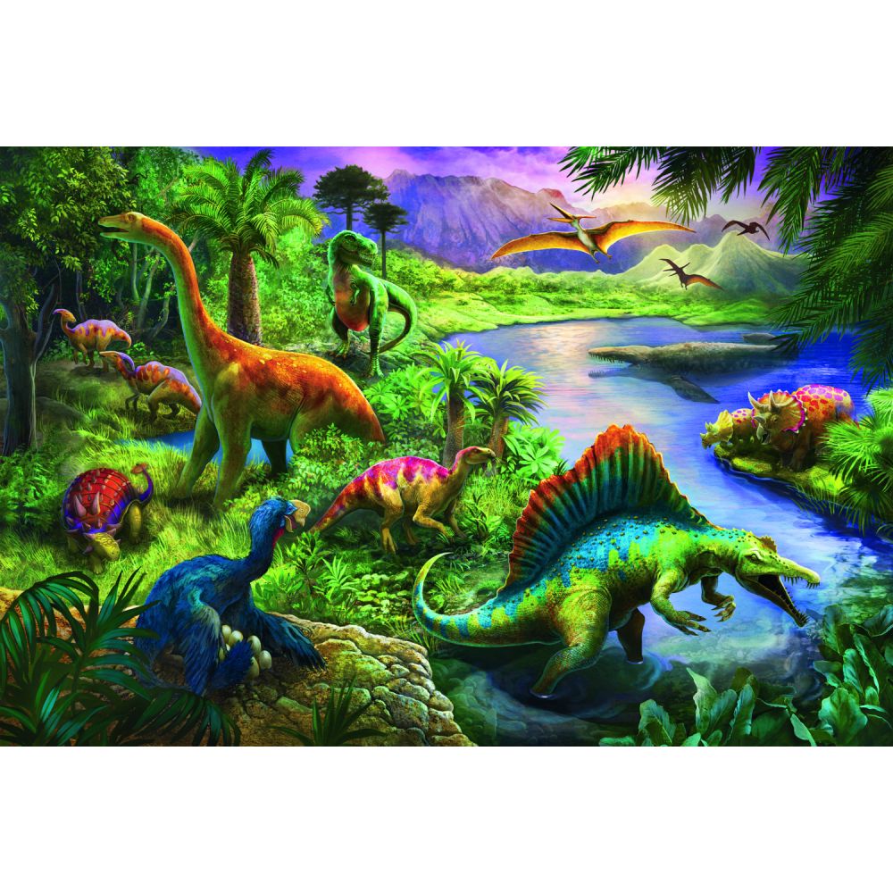 Puzzle Trefl 260 piese, Dinozauri