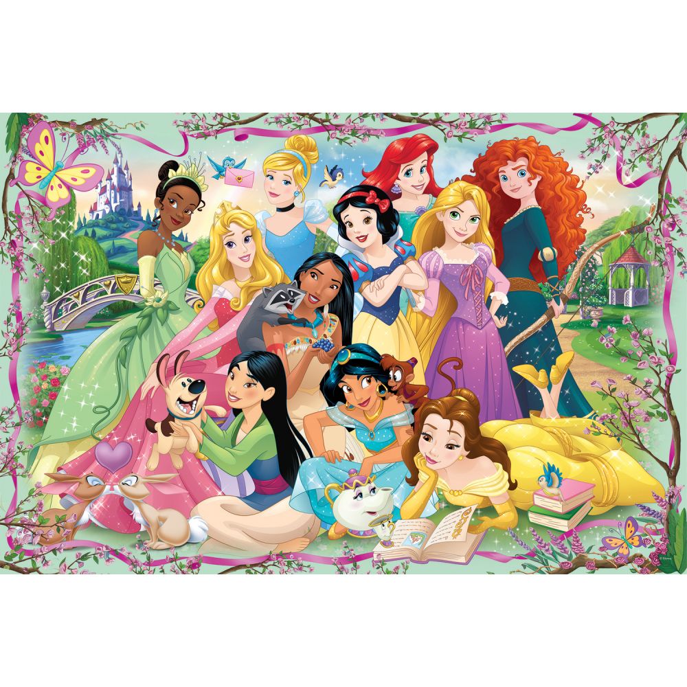 Puzzle Trefl 260 piese, Intalnirea printeselor, Disney Princess