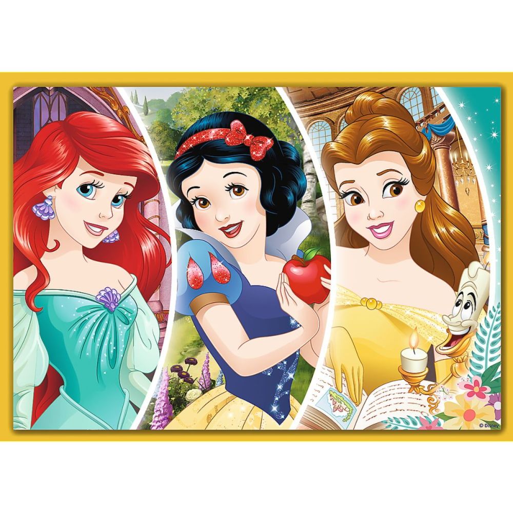 Puzzle Trefl 4 in 1, O zi fericita, Disney Princess (35, 48, 54, 70 piese)