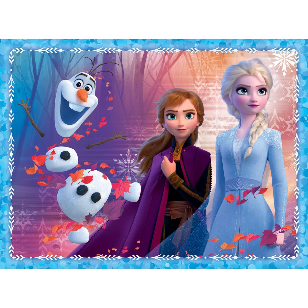 Puzzle Trefl 2 in 1, Un tinut misterios, Disney Frozen 2