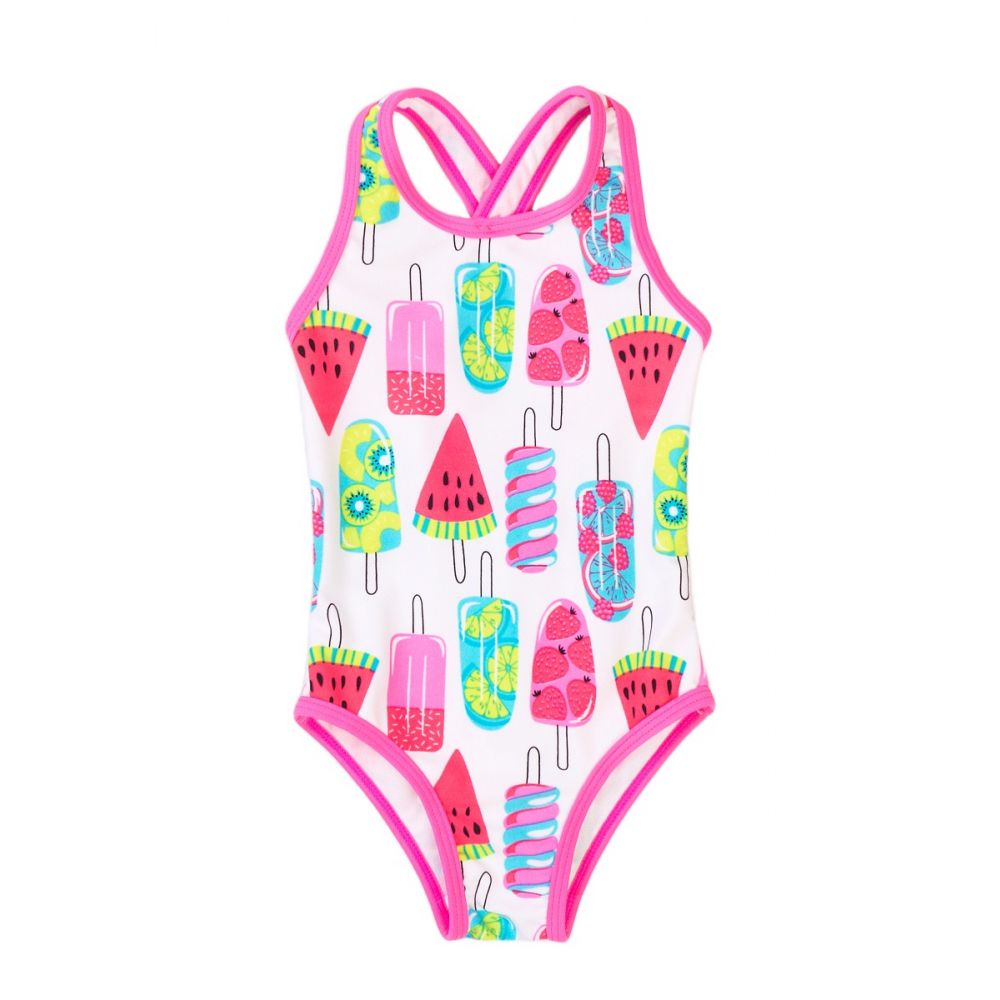 Costum de baie cu imprimeu inghetata Minoti TG Swim