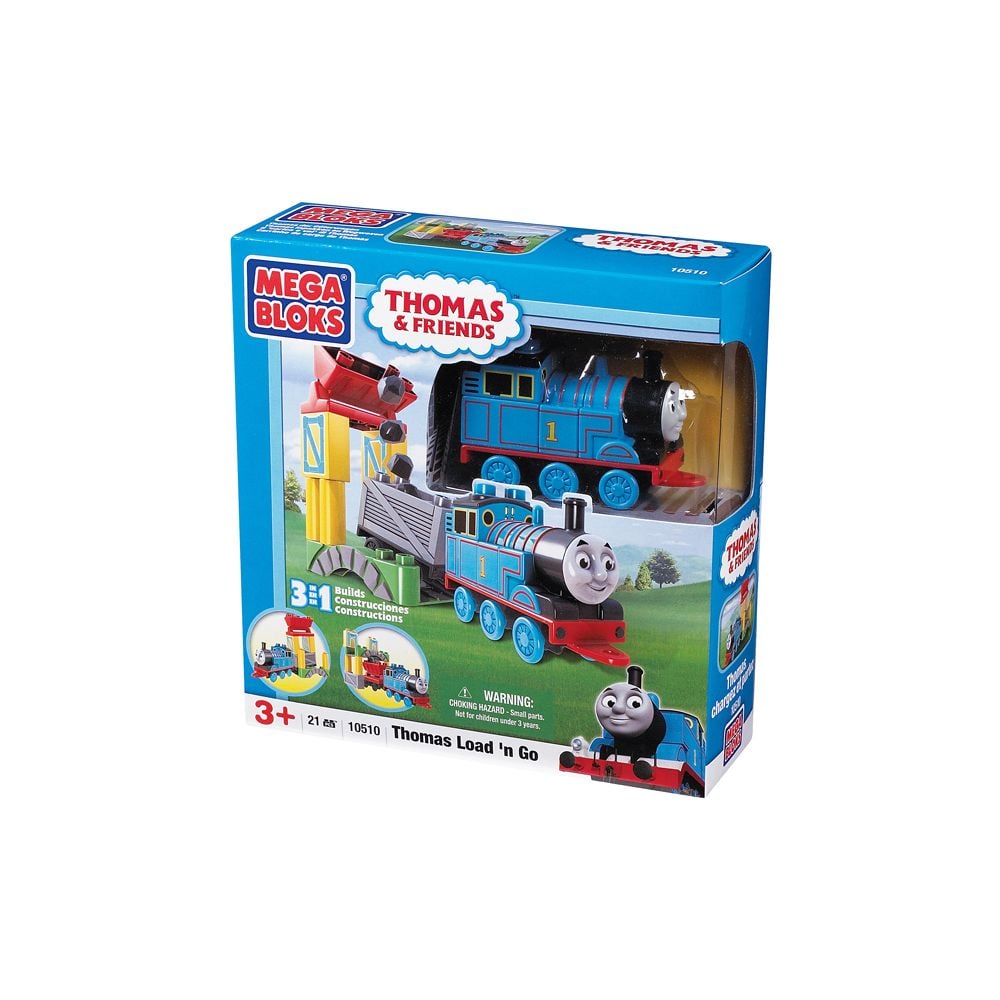 Jucarie de constructie MEGA BLOKS Thomas Load'n'go, 3 in 1