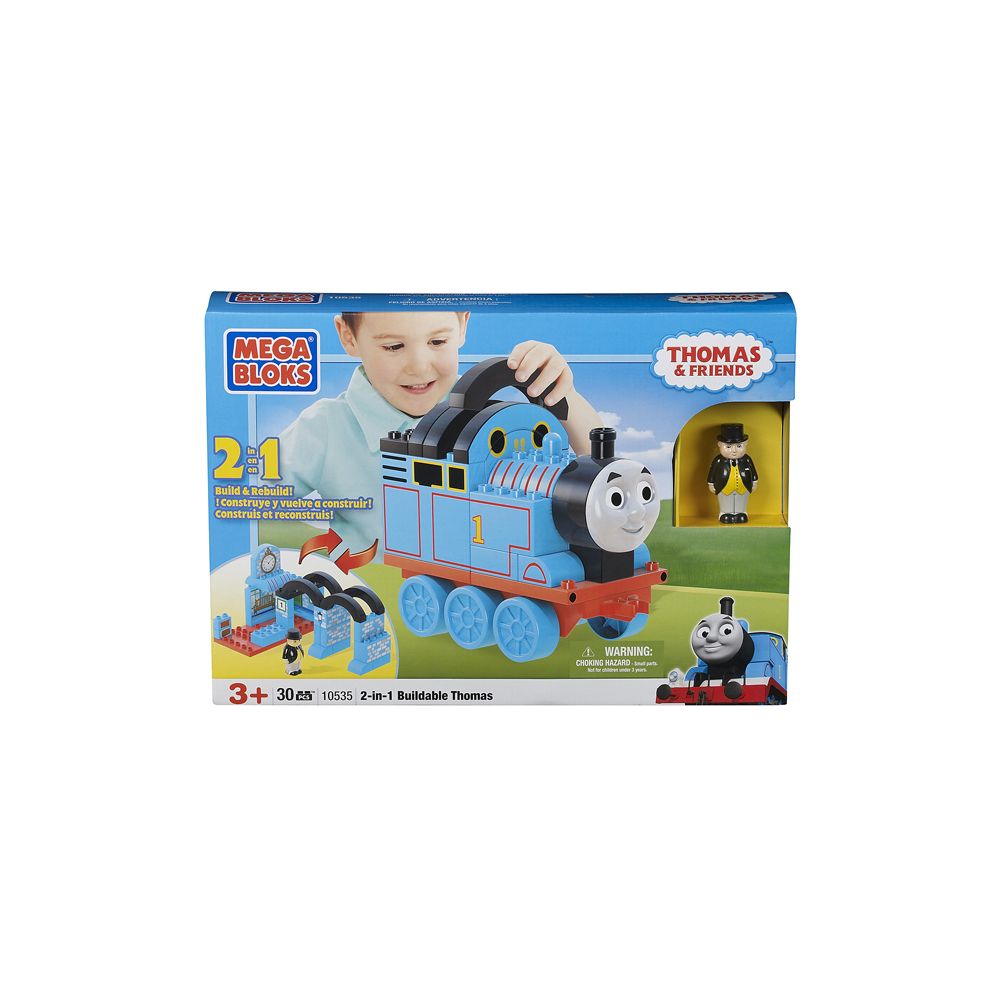 Set de constructie MEGA BLOKS Thomas, 2 in 1