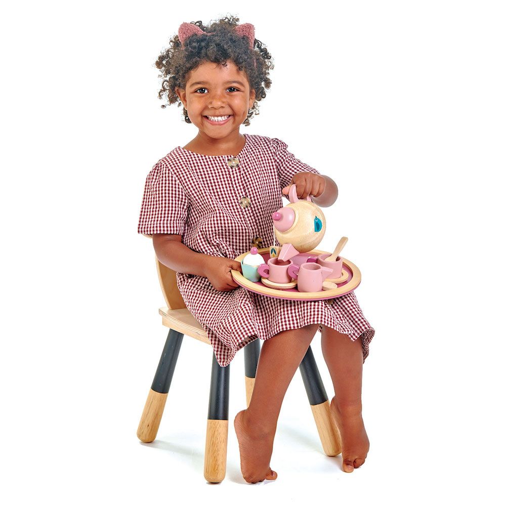 Set pentru servit ceai din lemn premium, Tender Leaf Toys, 8 piese