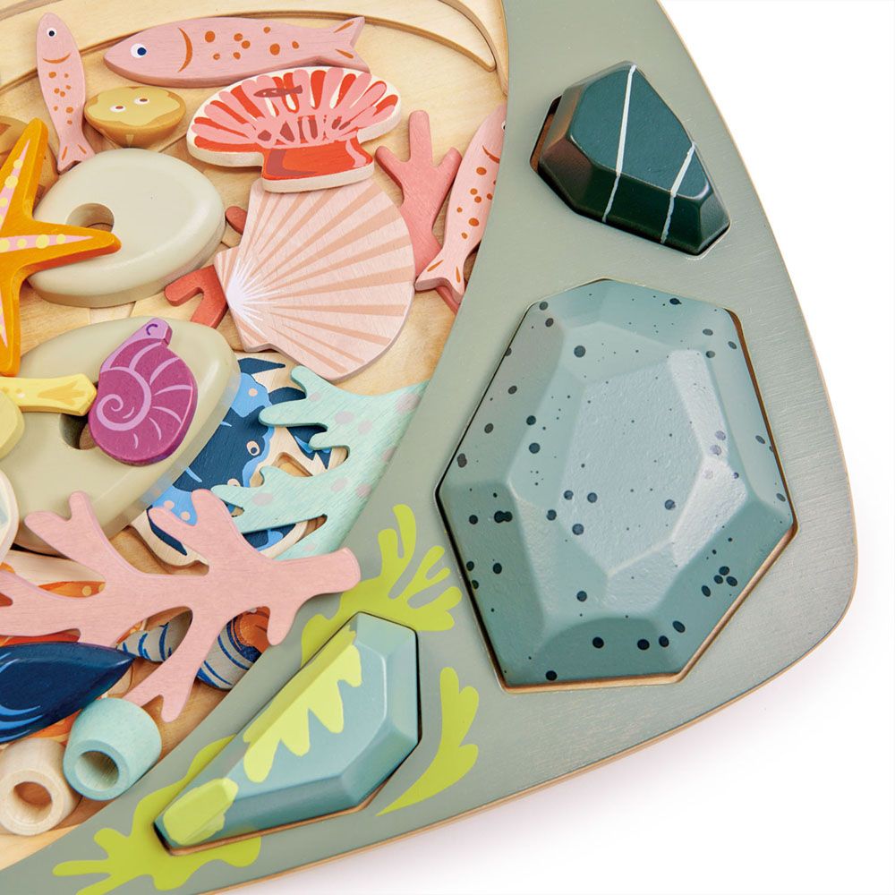 Colectia mea de pietre din lemn premium, Tender Leaf Toys