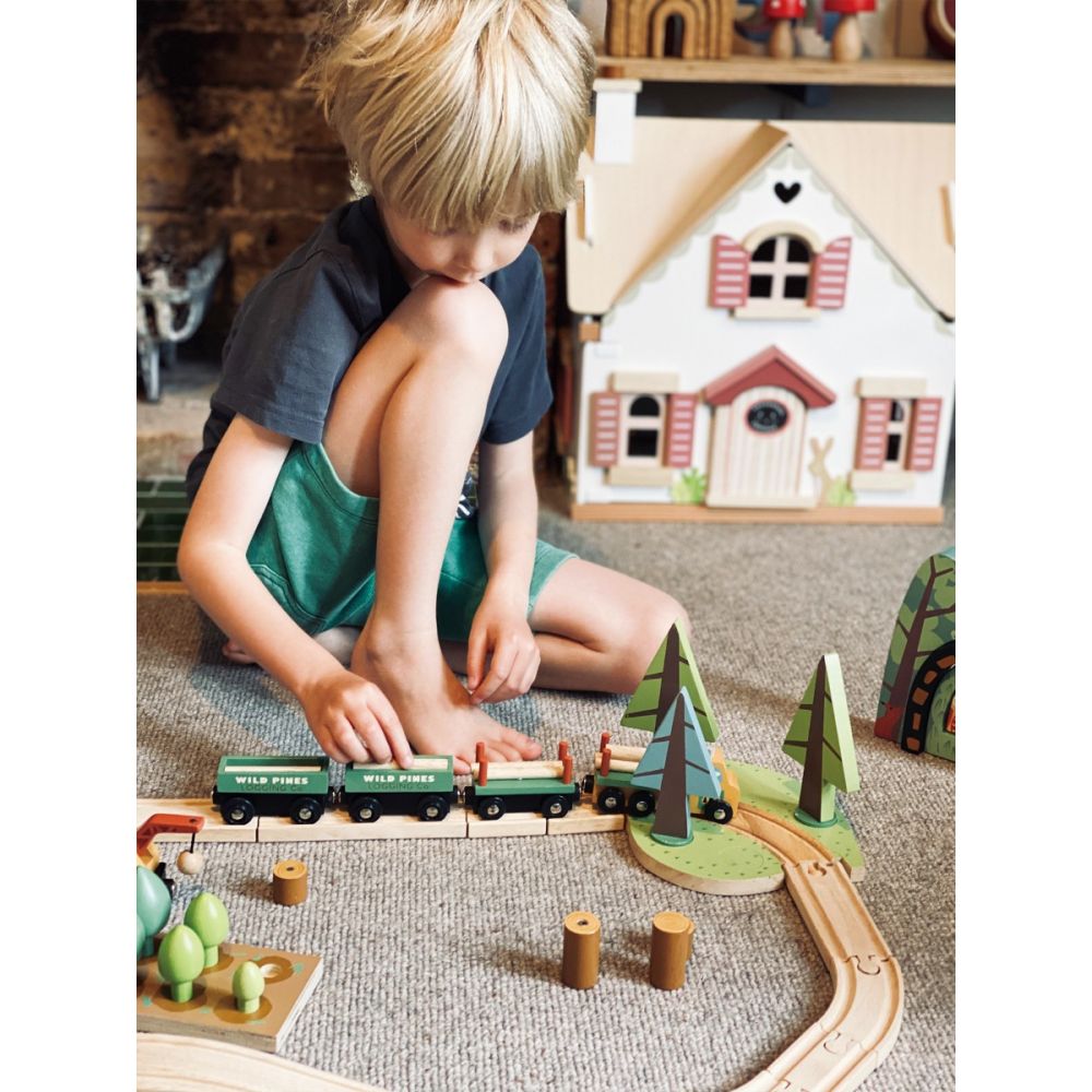 Set Tren din lemn Tender Leaf Toys
