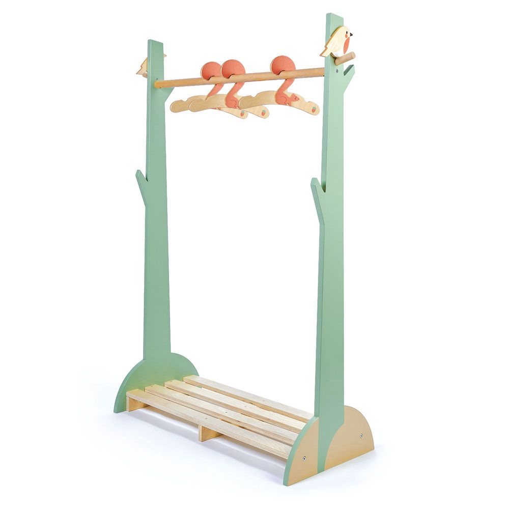 Cadru suport pentru haine din lemn premium, Tender Leaf Toys