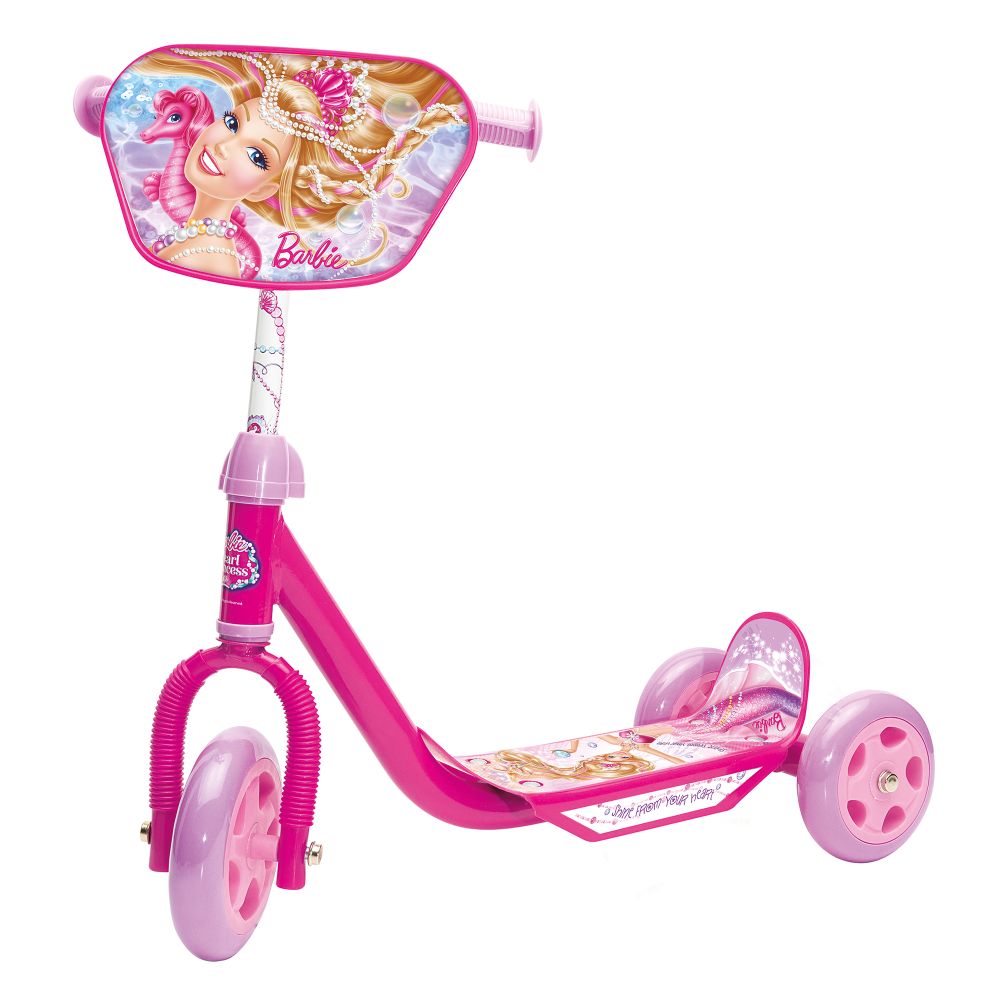Trotineta copii cu 3 roti AS Company Barbie Pearl Princess