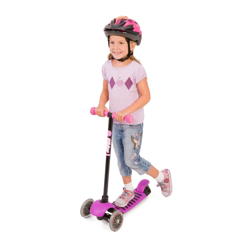 Trotineta copii Yvolution Y Glider Deluxe Pink