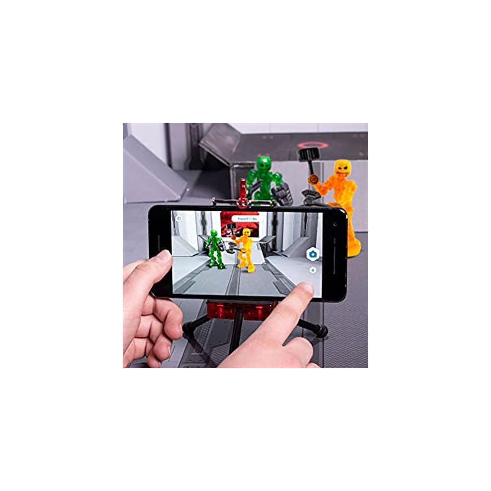 Figurina Robot articulat transformabil KlikBot, Green