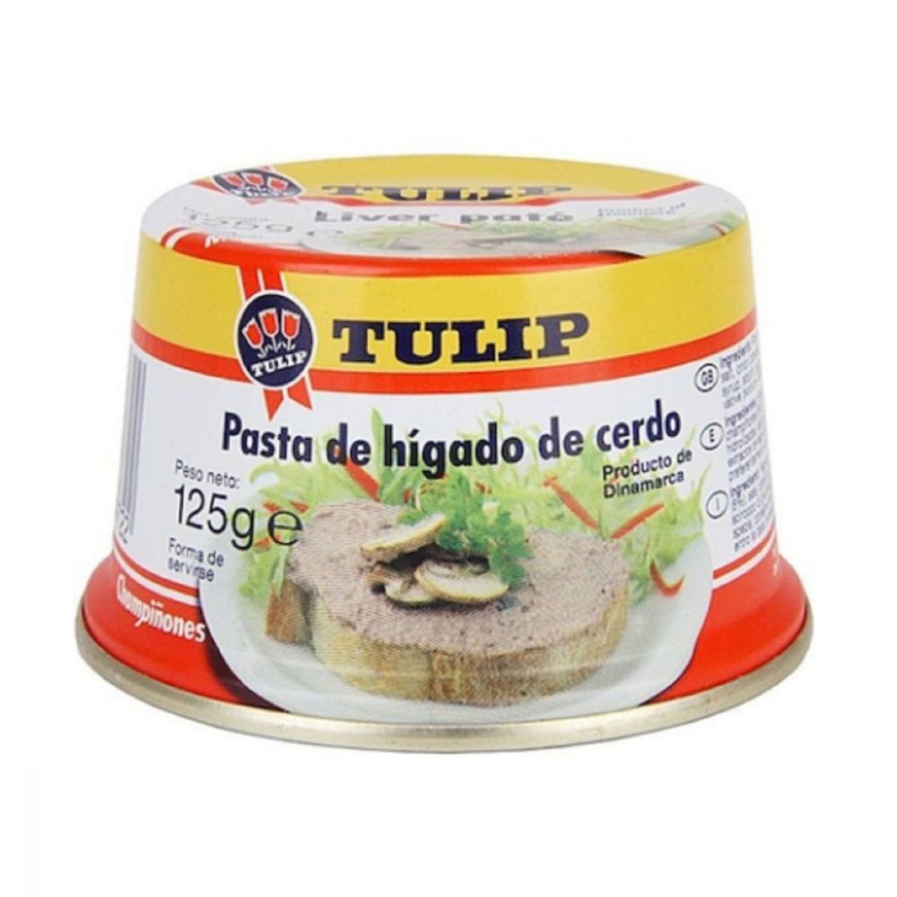 Pate de porc cu ciuperci Tulip, 125 gr