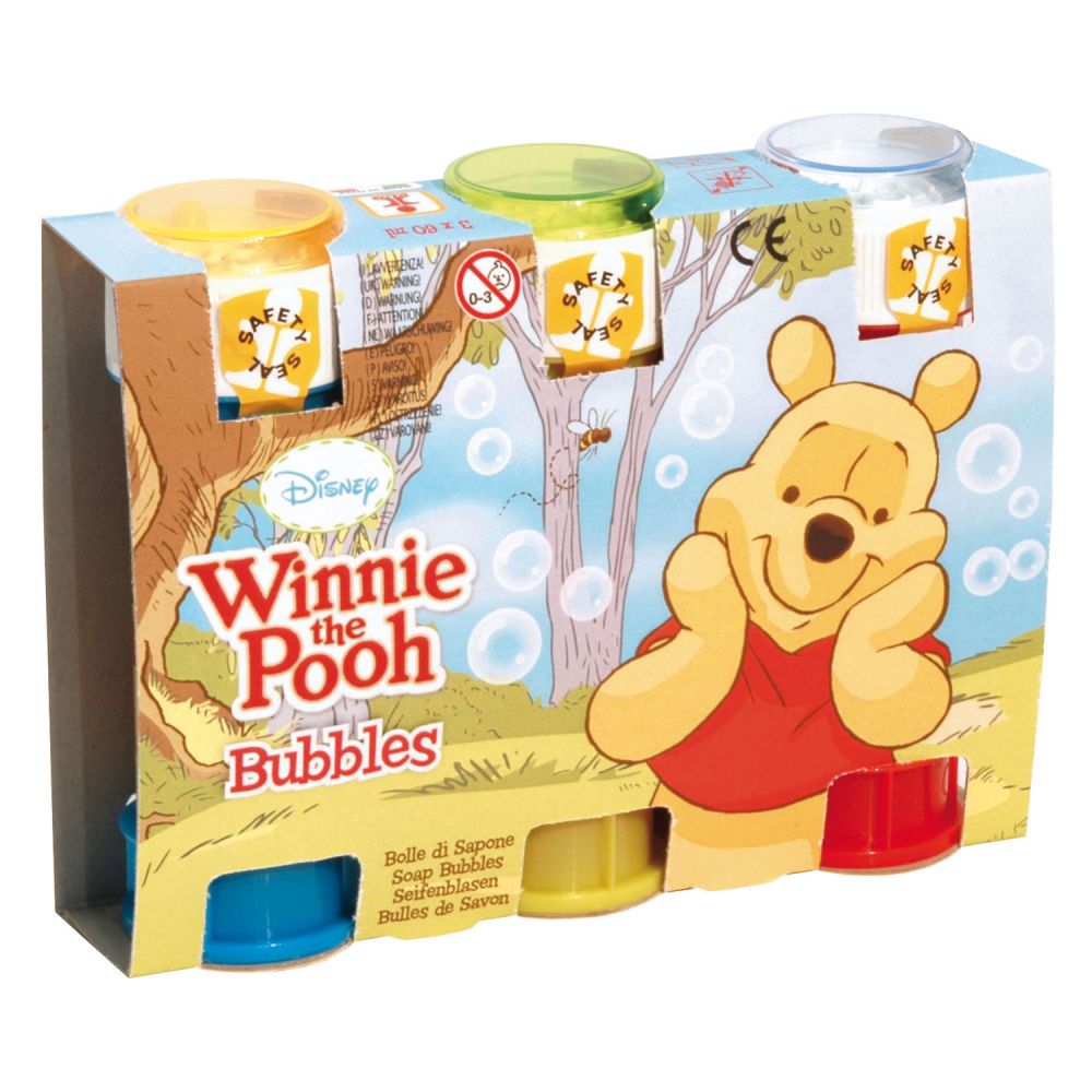 Winnie the Pooh - Set 3 tuburi baloane de sapun