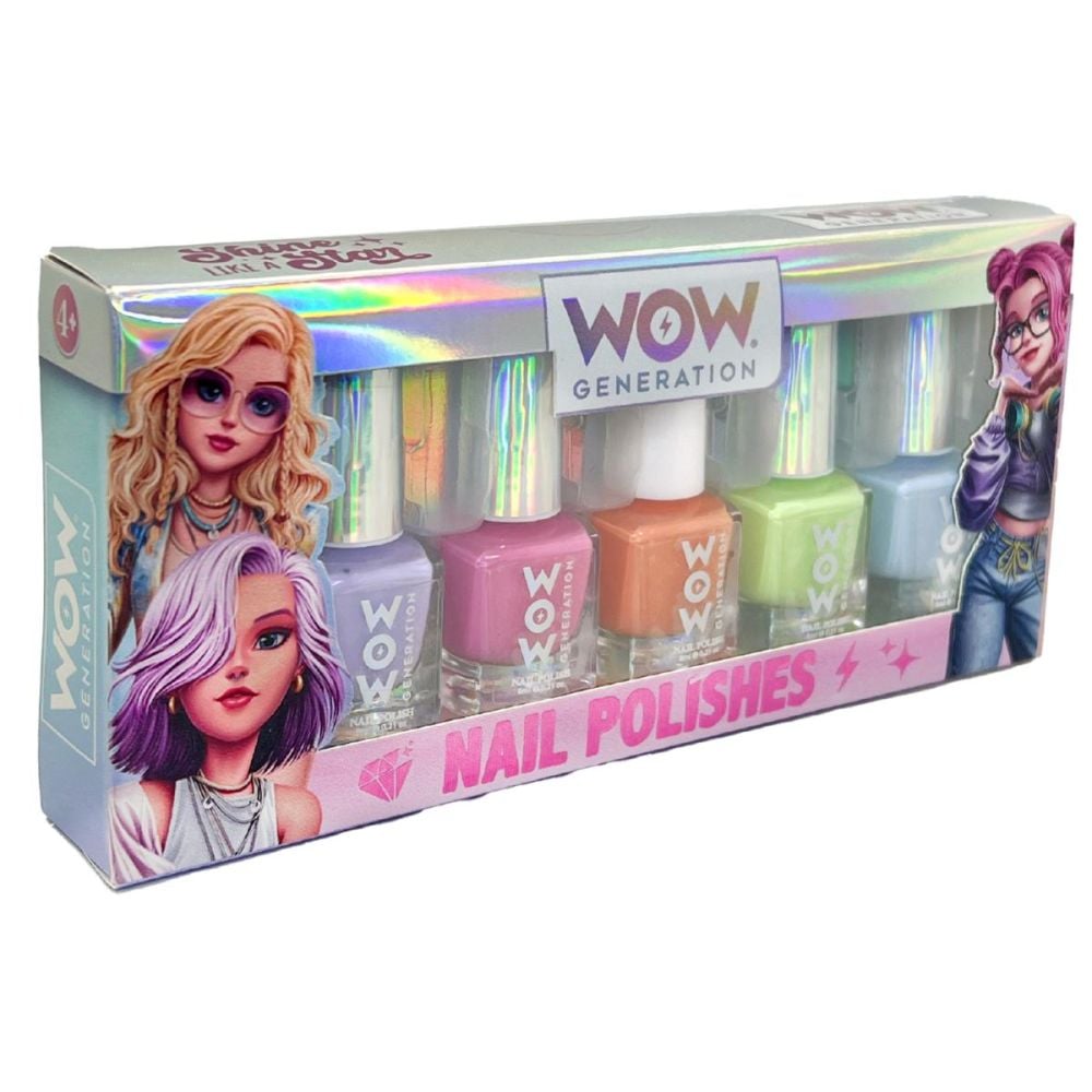 Set 5 lacuri de unghii, Wow Generation, Shine like a Star