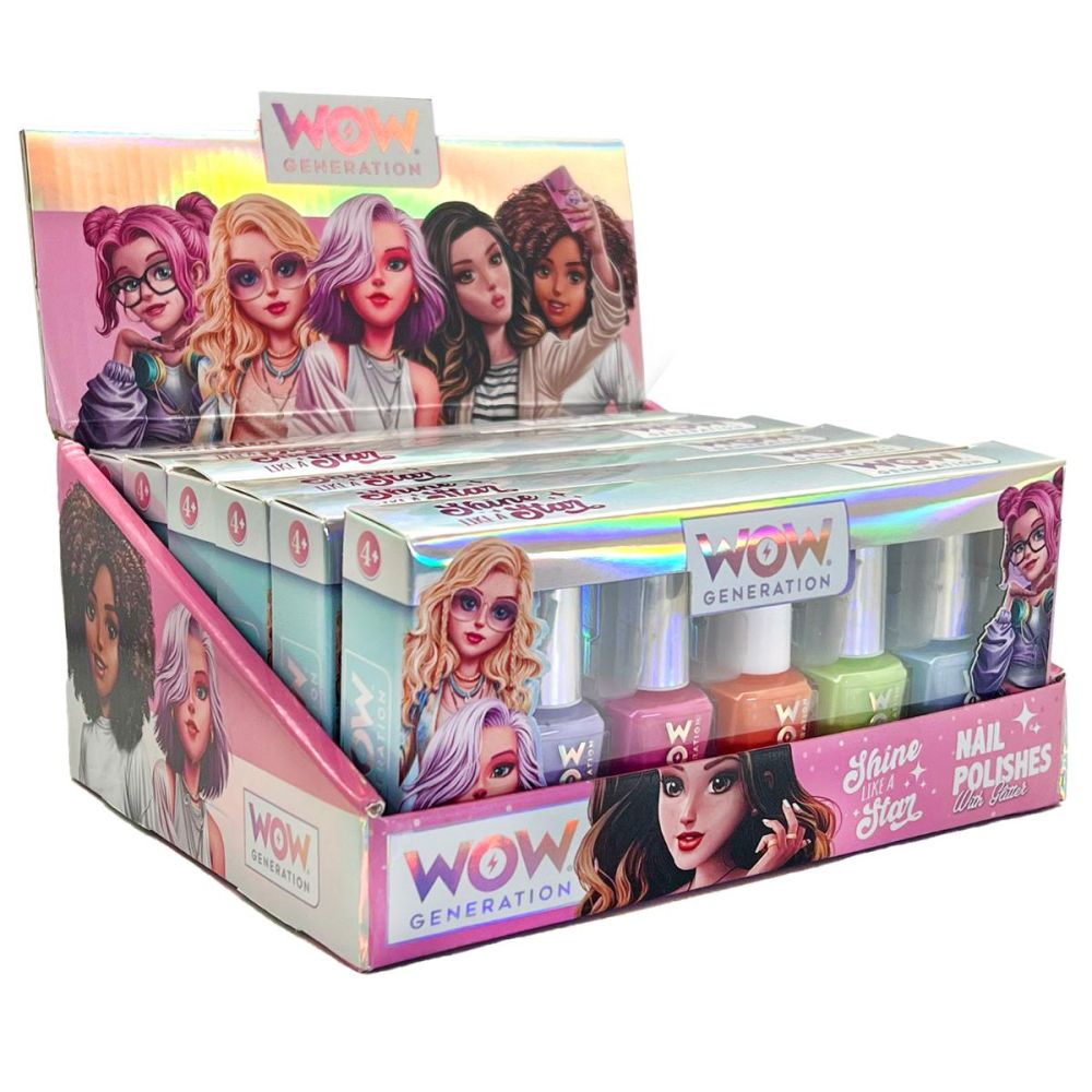 Set 5 lacuri de unghii, Wow Generation, Shine like a Star