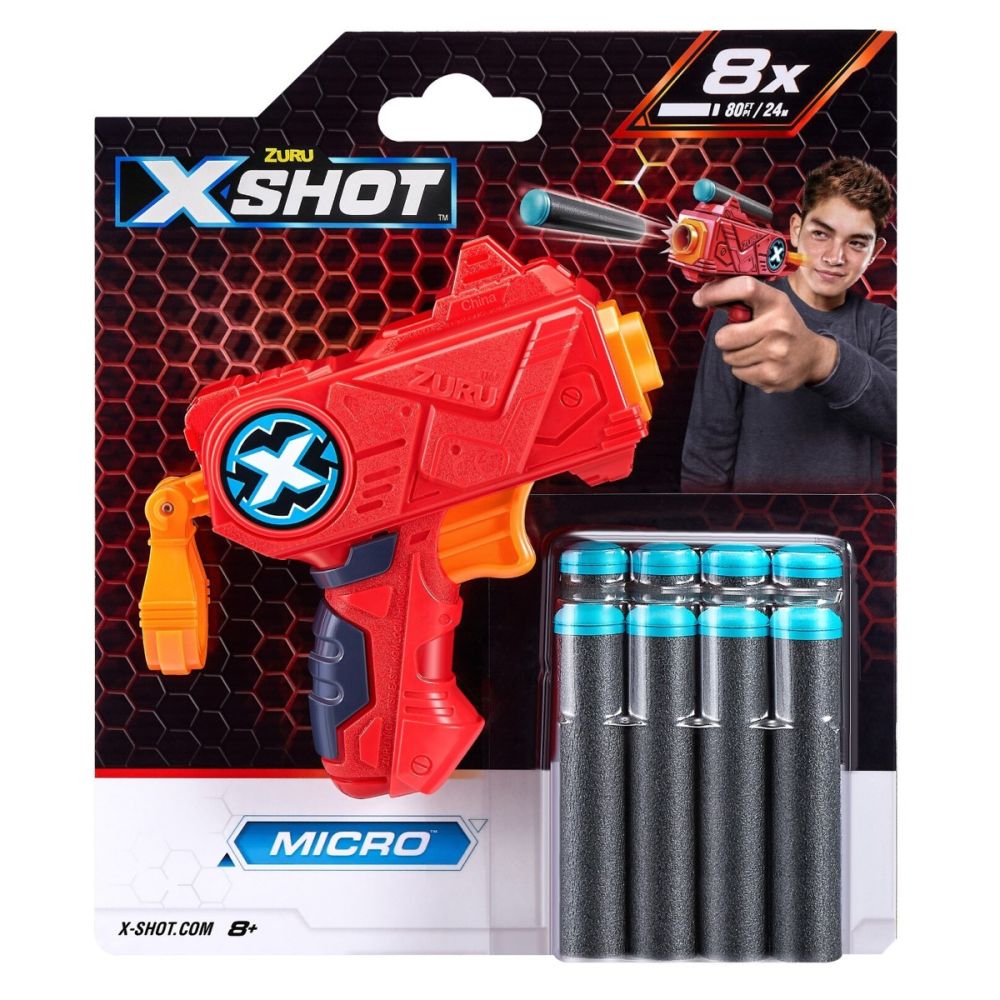 Blaster X-Shot, Excel Micro, 8 proiectile | Noriel