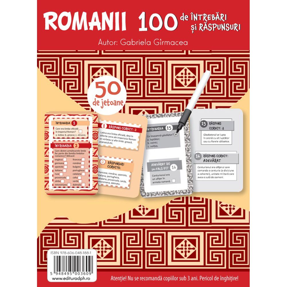 Editura DPH - Romanii - 100 de intrebari si raspunsuri, Gabriela Girmacea