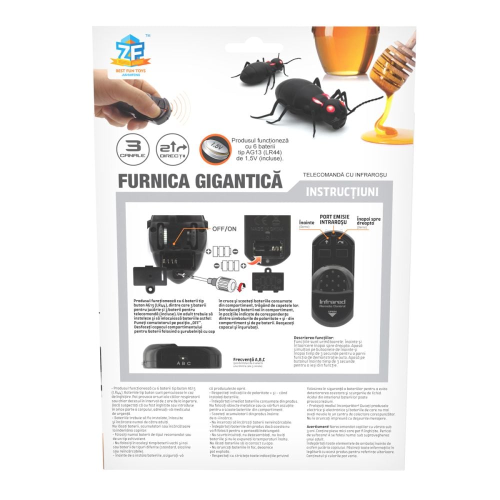 Jucarie interactiva, Crazoo, Furnica cu telecomanda | Noriel