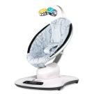 Fotoliu balansoar bebelusi 4Moms Mamaroo 4.0, Plush, Silver