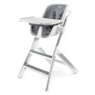 Scaun de masa 4Moms, White-Grey (include Set farfurii si tacamuri)