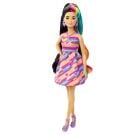 Papusa cu par lung si accesorii, Barbie, Totally Hair Hearts,  HCM90