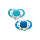 Suzeta din silicon forma ortodontica Chicco Physio, Bleu, 6 luni+