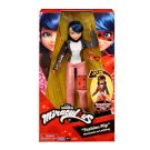 Papusa Miraculous, cu paiete reversibile, Marinette to Ladybug