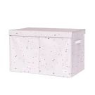 Cufar pliabil pentru camera copiilor, 3 Sprouts, material reciclat, Terrazzo Gri