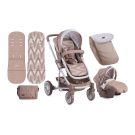 Carucior copii 2 in 1 Lorelli Premium S-500, Friends - Beige