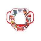 Reductor moale pentru toaleta, cu manere, Lorelli, Paw Patrol, White