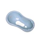 Cadita cu dop de scurgere si baza antialunecare Lorelli, Bear, Dark Blue, 84 cm