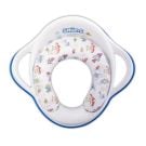 Reductor moale pentru toaleta, cu manere, Lorelli, Strumfi White