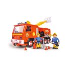 Set 2 figurine articulate si masina de interventie Jupiter, Pompierul Sam