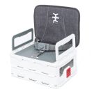 Scaun de masa ultra-pliabil Nikidom Flat Pack Booster, Gri