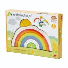 Tunelul curcubeu din lemn, Tender Leaf Toys, 7 piese