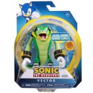 Figurina articulata cu accesoriu, Sonic the Hedgehog, Vector, 10 cm