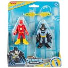 Set 2 figurine, Imaginext, DC Super Friends, Batman si Flash, HML08