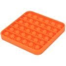Jucarie antistres Pop It Now, Forma patrata, Portocaliu
