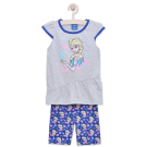 Set tricou cu maneca scurta si colanti Disney Frozen, Albastru