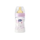 Biberon Wellbeing PP Chicco, 150 ml, 0 luni +, Roz