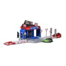 Set Garaj cu masinuta Majorette Vision Gran Turismo Pit Stop, Dacia Duster
