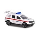 Masinuta Dacia Duster Majorette, 7.5 cm, Ambulanta