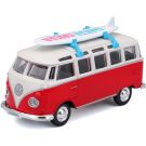 Rulota Maisto, Volkswagen T2, Weekenders, Rosu
