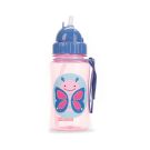 Sticluta cu pai Zoo Skip Hop, 355 ml, Fluturas