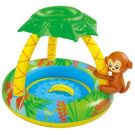 Piscina gonflabila pentru bebelusi Jilong, Maimutica, 102 cm
